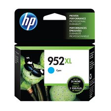 HP 952XL Cartouche jet d'encre de longue durée d'origine HP952XL - L0S61AN#140 - Cyan