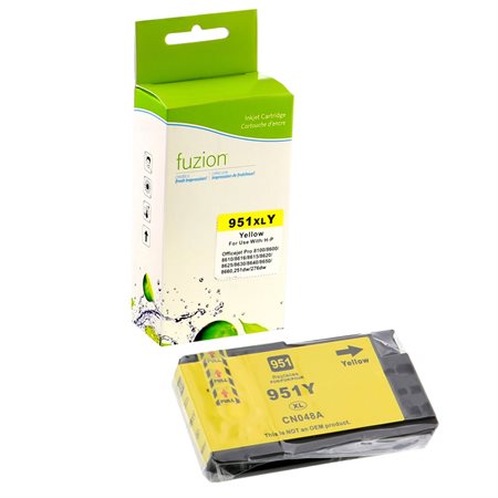 Cartouche jet d'encre de longue durée compatible (Alternative à HP 951XL) - Jaune