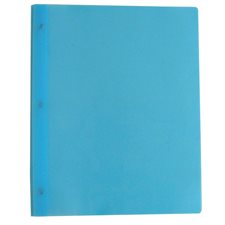 Couverture de présentation à trois attaches en plastique souple Poly Tang - Bleu clair
