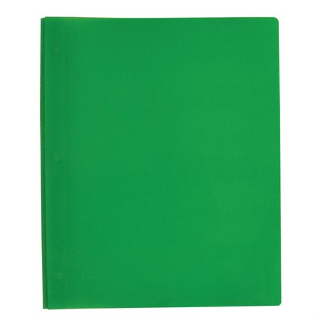 Poly Tang Report Cover With Three Fasteners - Light Green