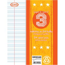 Dotted Interlined - Writing Pad - Pack of 3.