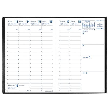 Business Weekly Diary (2027) Bilingual