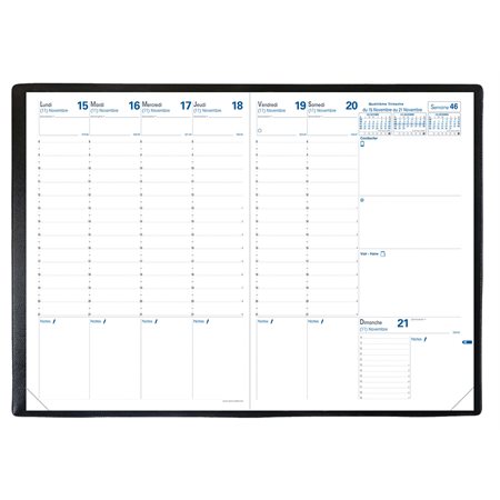 Agenda hebdomadaire Prénote (2026)