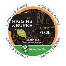 Dosettes de thé en feuilles Higgins & Burke™ Orange Pekoe