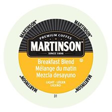 Dosettes de café Martinson™ Mélange du matin torréfaction légère