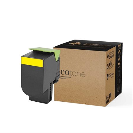 Cartouche de toner remise à neuf Ecotone 701H jaune