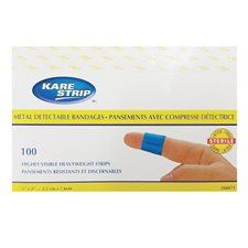 Pansement avec compresse détectrice Kare Strip™ 1 x 3"