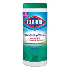 Lingettes désinfectantes Clorox Parfum frais 35 lingettes