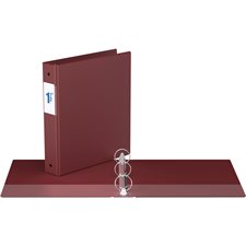 Reliure industrielle avec anneaux ronds - 1-1/2 po - Bourgogne