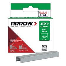 Agrafes JT21® 5/16 po.