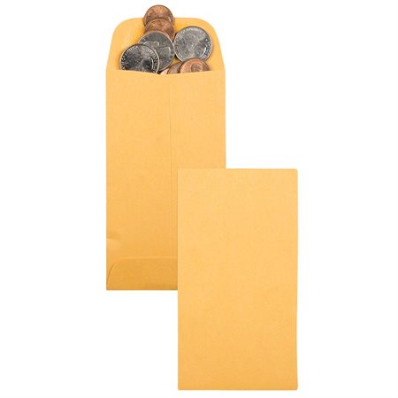 Enveloppe pour pièces de monnaie 2-7/8 x 5-1/4 po