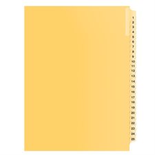 Index juridique numérique séquentiel Offix® 1 à 25