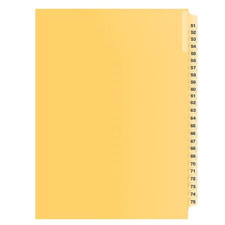 Index juridique numérique séquentiel Offix® 51 à 75