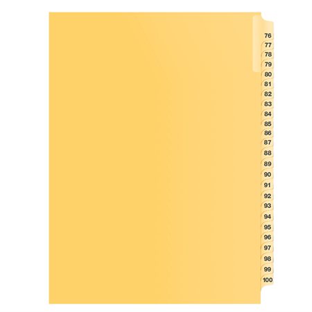Index juridique numérique séquentiel Offix® 76 à 100