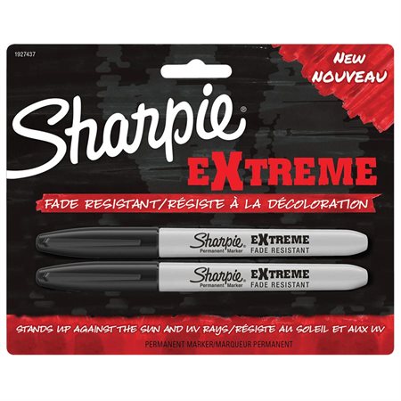 Marqueur permanent Extreme Paquet de 2 noir