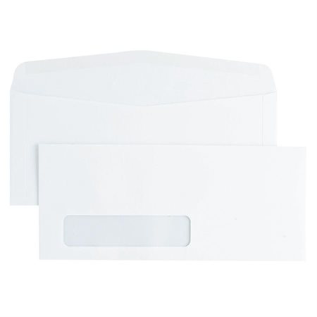 Insertion Friendly White Envelope With Window #10 - 4-1/8 x 9-1/2 po
