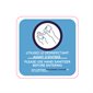 Stickers for Hand Sanitizing bilingual
