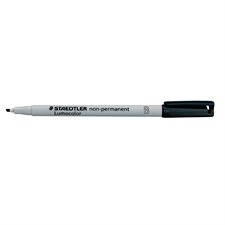 Marqueur soluble à l'eau Lumocolor® Pointe biseautée 2,5 mm - Noir