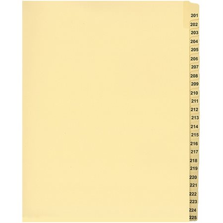 Index juridique numérique séquentiel Offix® 201 à 225