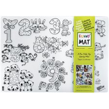 Funny Mat® Coloring Mat - Numbers