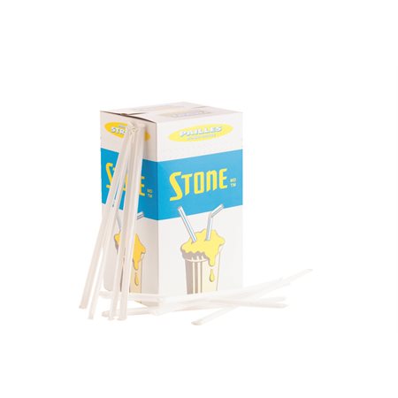 Pailles en plastique compostable