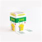 Pailles en plastique compostable blanc