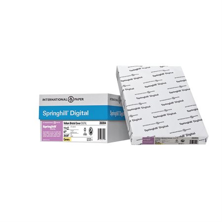 Papier couverture Springhill® Digital 110 lb format tabloïd, canari