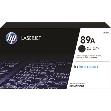 HP 89A Cartouche de toner d'origine LaserJet HP89A - CF289A - Noir
