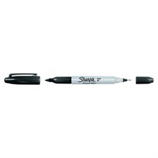 Marqueurs permanents Twin Tip - Noir