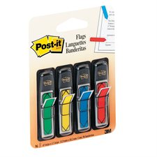 Post-it® Self-Adhesive Arrow-Shaped Flags - 0.47 x 1.7 in - Assorted Standard Colours