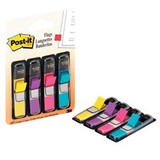 Post-it® Self-Adhesive Flags - 0.47 x 1.7 in - Assorted Bright Colours