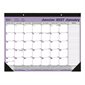Calendrier sous-main mensuel (2026)