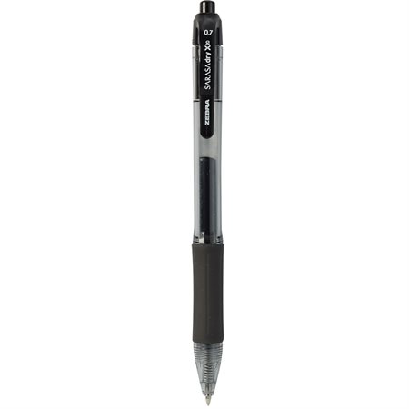 Stylo à bille roulante rétractable Sarasa® - 0,7 mm - Noir