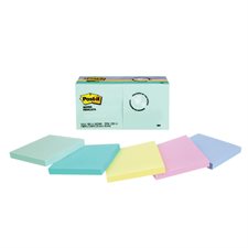 Post-it® Self-Adhesive Notes - 3 x 3 in - Assorted Colours - Pack of 12