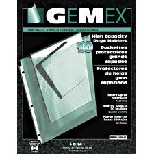 Pochette protectrice transparente Pagex™ Format lettre, capacité 50 fles, Épaisseur 0,003". boîte de 50
