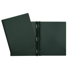 Couverture de présentation poly avec trois attaches - Vert