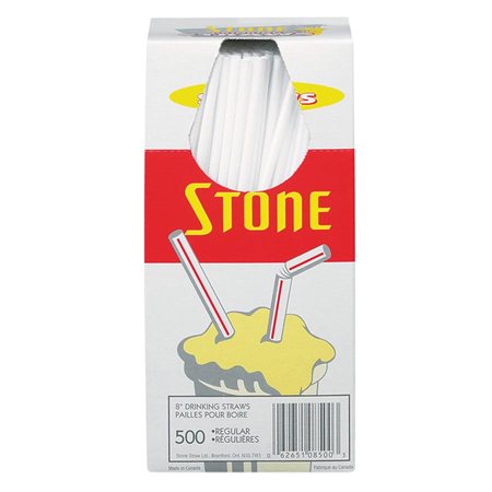 Pailles de 8 po Stone