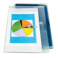 Enveloppe transparente expansible avec attache à ficelle - Légal