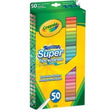 Marqueurs à colorier Super pointes - paquet de 50