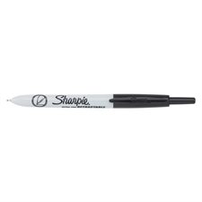 Retractable Permanent Marker Extra-fine point black