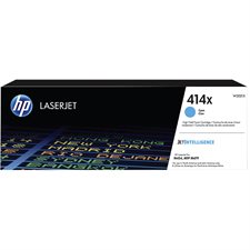 HP 414X Cartouche de toner de longue durée d'origine LaserJet HP414X - W2021X - Cyan