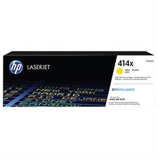 HP 414X Cartouche de toner de longue durée d'origine LaserJet HP414X - W2022X - Jaune