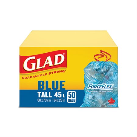 Tall Blue Recycling Bags