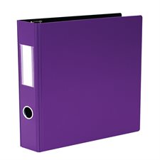 Reliure à anneaux en D GeoRing - 2 po - Violet