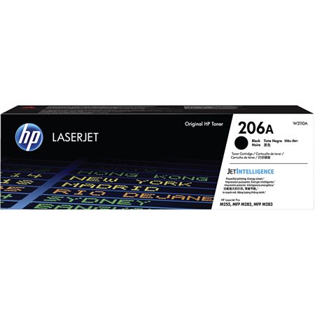 HP 206A Cartouche de toner d'origine LaserJet HP206A - W2110A - Noir