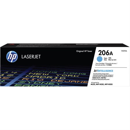 HP206A - W2111A Original LaserJet Toner Cartridge - Cyan