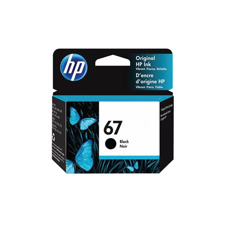 HP 67 Cartouche jet d'encre d'origine HP67 - 3YM56AN#140 - Noir