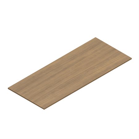 Plateau de mélamine pour base réglable en hauteur 24 x 60 po. cerisier d'hiver