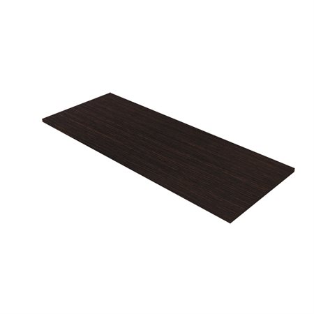 Plateau de mélamine pour base réglable en hauteur 24 x 60 po. espresso profond