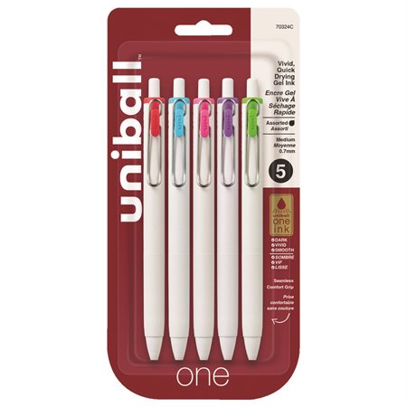 One Retractable Gel Pens